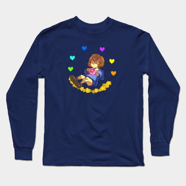 Undertale Long Sleeve T-Shirt by Rosbel